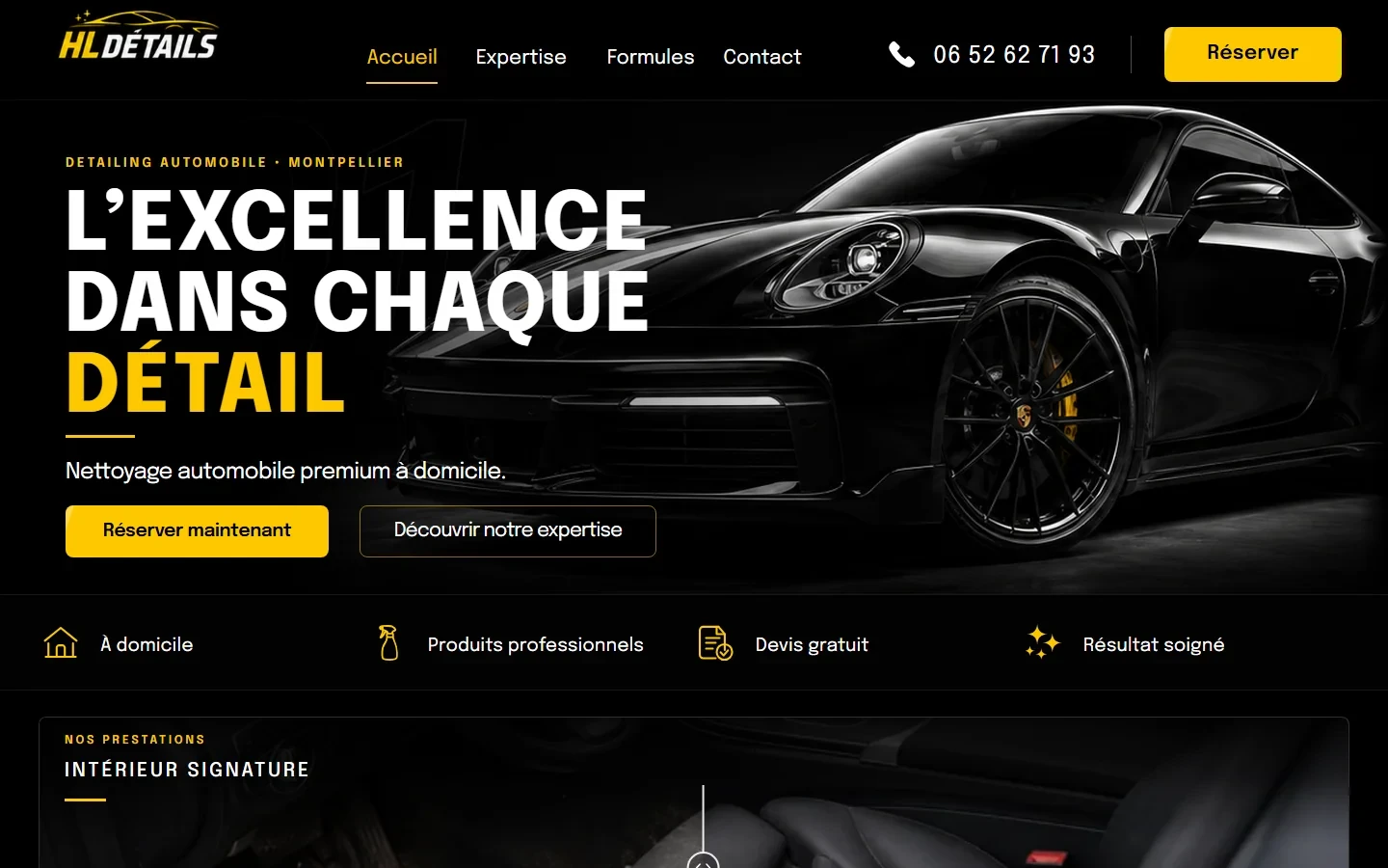 HL Détails — Detailing automobile