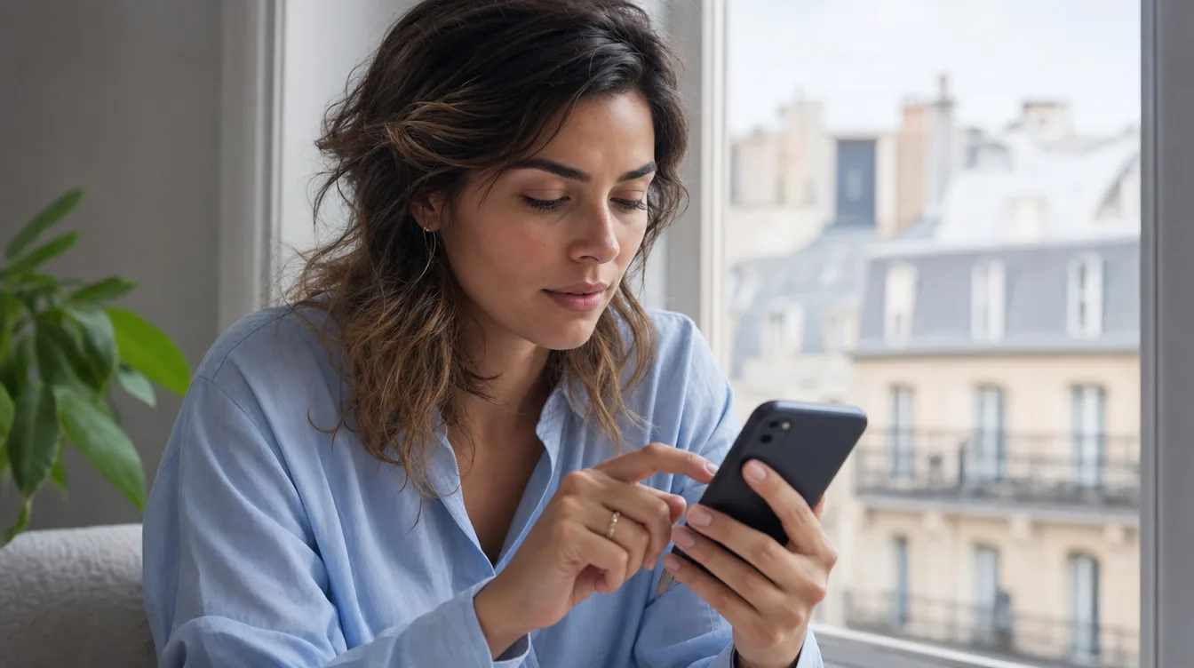 Patient prenant rendez-vous en ligne avec son ostéopathe